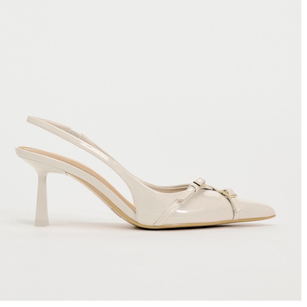 Zara Buckled Heeled Shoes - Picture 2 of 9